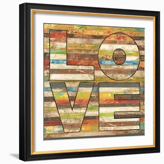 Striped Love-Melissa Pluch-Framed Art Print