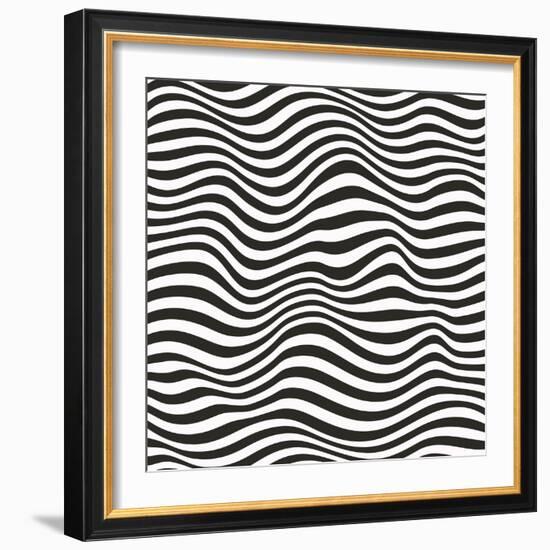 Striped Pattern-Magnia-Framed Art Print