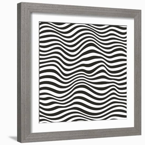 Striped Pattern-Magnia-Framed Premium Giclee Print