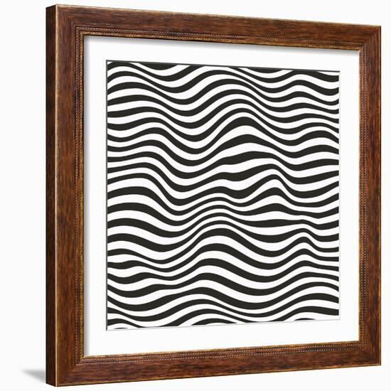 Striped Pattern-Magnia-Framed Premium Giclee Print