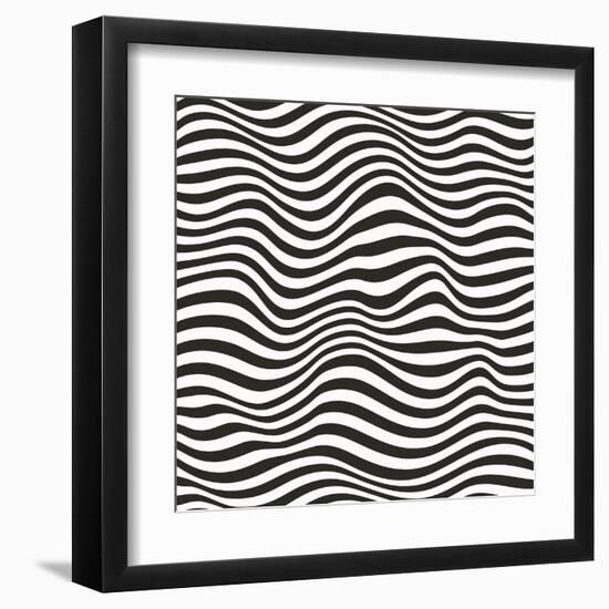 Striped Pattern-Magnia-Framed Art Print