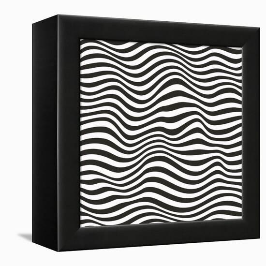 Striped Pattern-Magnia-Framed Stretched Canvas