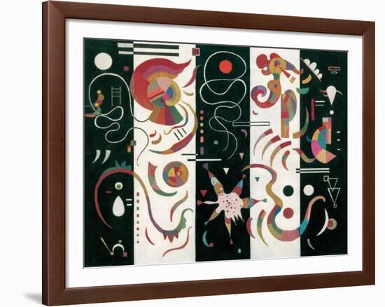 Striped (Rayé)-Wassily Kandinsky-Framed Giclee Print