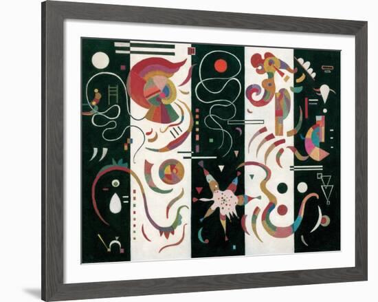 Striped (Rayé)-Wassily Kandinsky-Framed Giclee Print