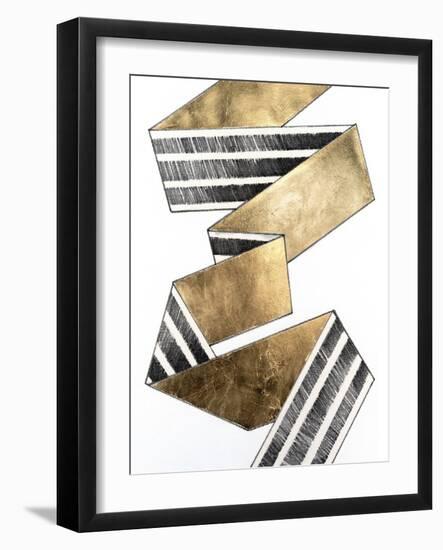 Striped Ribbon I-Vanna Lam-Framed Art Print