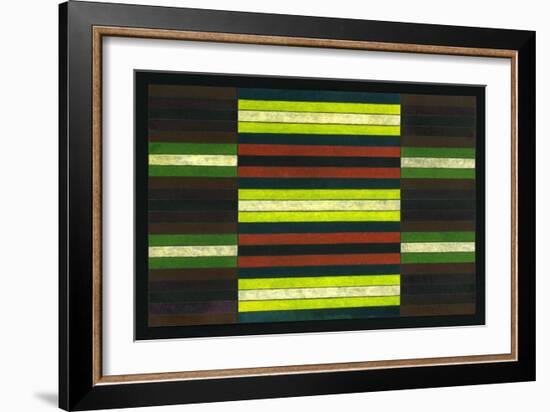 Striped Triptych No. 6, 2003-Peter McClure-Framed Giclee Print