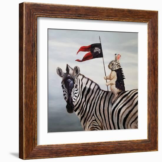 Striped Warrior-Lucia Heffernan-Framed Art Print