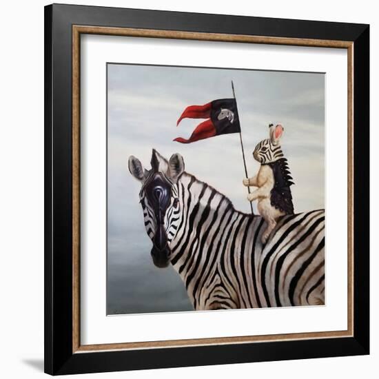 Striped Warrior-Lucia Heffernan-Framed Art Print