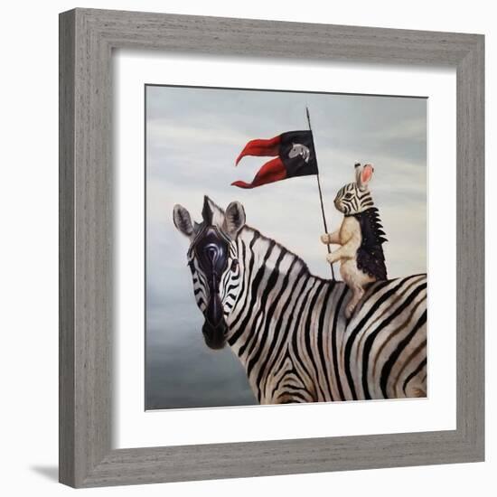 Striped Warrior-Lucia Heffernan-Framed Art Print