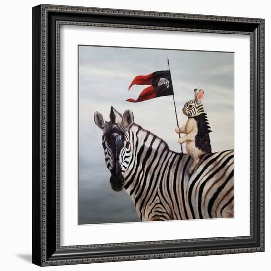 Striped Warrior-Lucia Heffernan-Framed Art Print