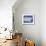 Striped Whale-Katrien Soeffers-Mounted Giclee Print displayed on a wall