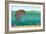 Striped Whale-Milovelen-Framed Art Print