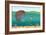 Striped Whale-Milovelen-Framed Art Print