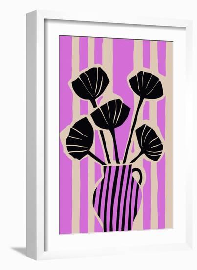 Stripedstilllifeno4 Fullsize-Treechild-Framed Giclee Print