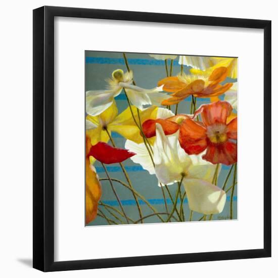 Stripes and Solids-Jan McLaughlin-Framed Art Print