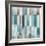 Stripes of Teal II-Tom Reeves-Framed Art Print