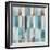 Stripes of Teal II-Tom Reeves-Framed Art Print