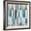 Stripes of Teal II-Tom Reeves-Framed Art Print