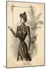Stripey Sleeves 1899-null-Mounted Art Print