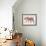 Stripey-Mark Adlington-Framed Giclee Print displayed on a wall