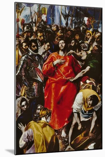 Stripping of Christ-El Greco-Mounted Giclee Print