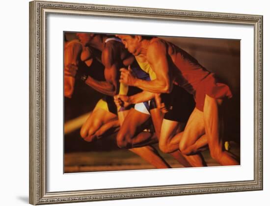 Strive: Racing-null-Framed Art Print