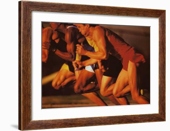 Strive: Racing-null-Framed Art Print