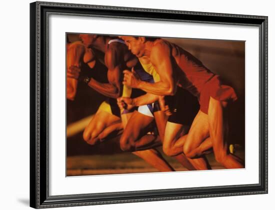 Strive: Racing-null-Framed Art Print