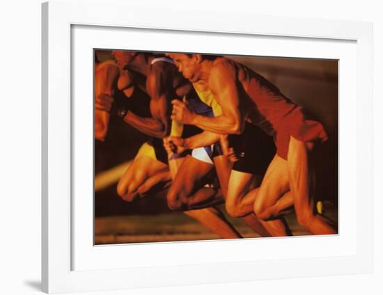 Strive: Racing-null-Framed Art Print