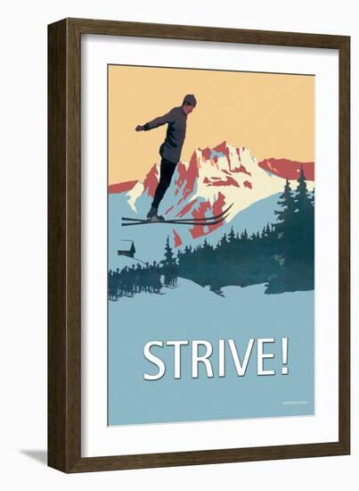 Strive!-null-Framed Art Print