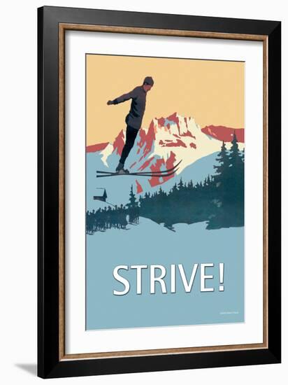 Strive!-null-Framed Art Print