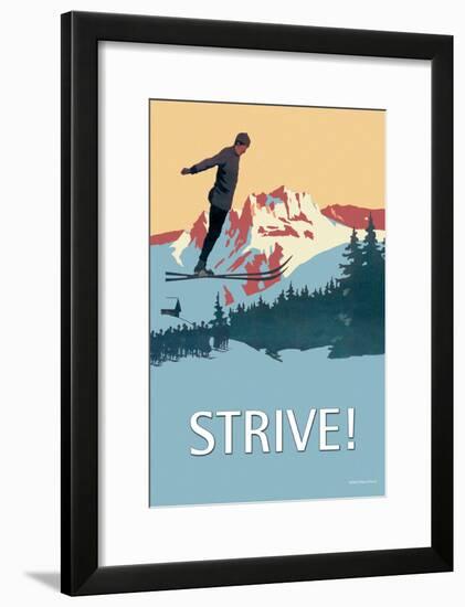 Strive!-null-Framed Art Print