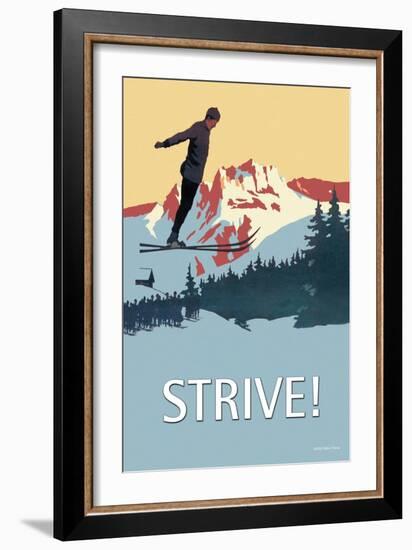 Strive!-null-Framed Art Print