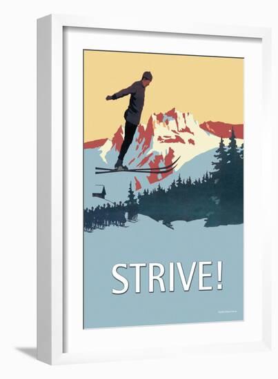 Strive!-null-Framed Art Print