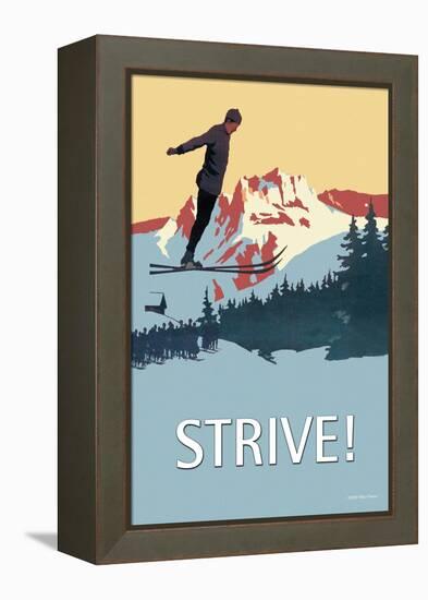 Strive!-null-Framed Stretched Canvas