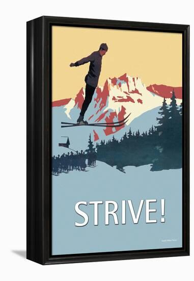 Strive!-null-Framed Stretched Canvas