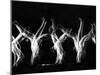 Stroboscopic Image of Tumbling Sequence Performed by Danish Men's Gymnastics Team-Gjon Mili-Mounted Photographic Print