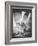 Stroboscopic Photograph of Pablo Picasso "Drawing" with Light-null-Framed Photographic Print