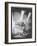 Stroboscopic Photograph of Pablo Picasso "Drawing" with Light-null-Framed Photographic Print