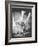 Stroboscopic Photograph of Pablo Picasso "Drawing" with Light-null-Framed Photographic Print