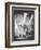 Stroboscopic Photograph of Pablo Picasso "Drawing" with Light-null-Framed Photographic Print