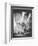 Stroboscopic Photograph of Pablo Picasso "Drawing" with Light-null-Framed Photographic Print