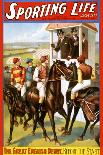 The Great English Derby. before the Start.-Strobridge Lithograph Co-Premium Giclee Print