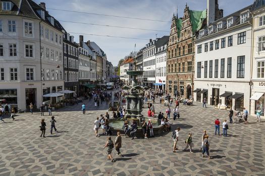 Stroget, the Main Pedestrian Shopping Street, Copenhagen, Denmark,  Scandinavia, Europe' Photographic Print - Yadid Levy | Art.com