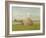 Strohhaufen in Pontoise, 1873-Camille Pissarro-Framed Giclee Print