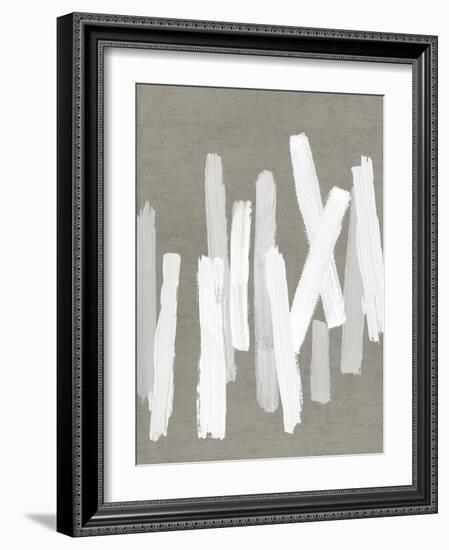 Strokes Neutral I-Ellie Roberts-Framed Art Print