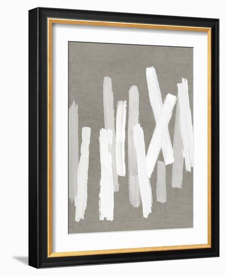 Strokes Neutral I-Ellie Roberts-Framed Art Print