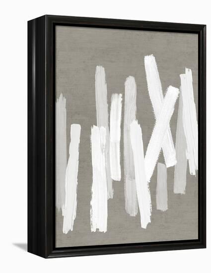 Strokes Neutral I-Ellie Roberts-Framed Stretched Canvas