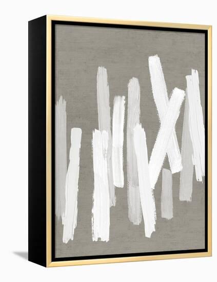 Strokes Neutral I-Ellie Roberts-Framed Stretched Canvas