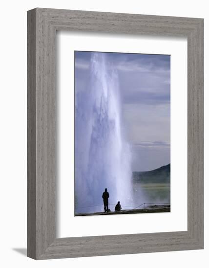 Strokkur Geysir Erupting-Paul Souders-Framed Photographic Print